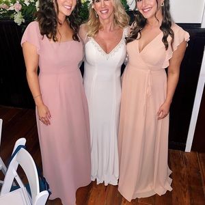 Blush Pink Bridesmaid Dress